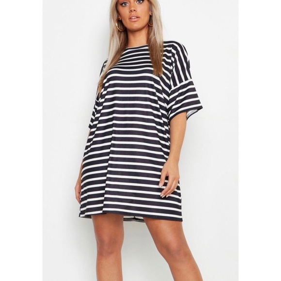 plus oversized t shirt dress